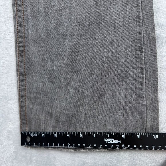 Guess Jeans Womens Bootcut Leg Size 32 Mid Rise 100% Cotton Gray Light Wash - Picture 10 of 12